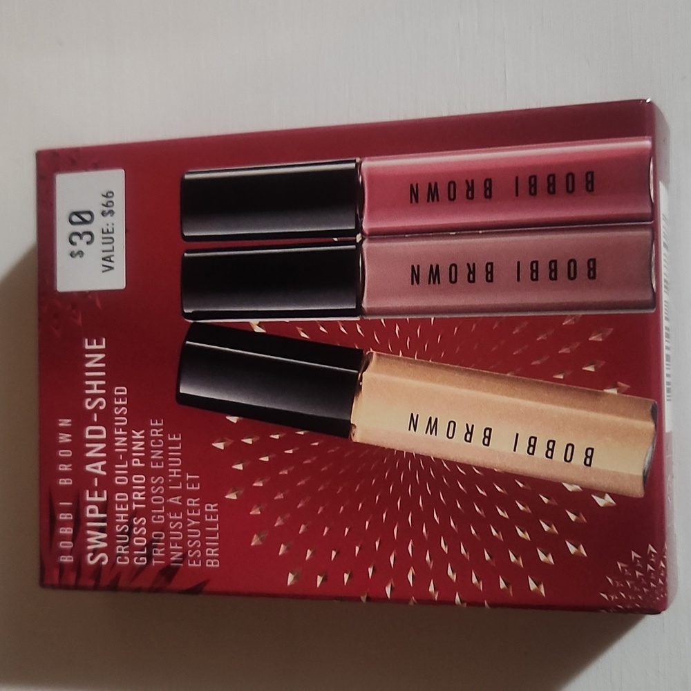 BOBBI BROWN Swipe-And-Shine Crushed Oil-infused Gloss Trio Pink - Picture 4 of 8